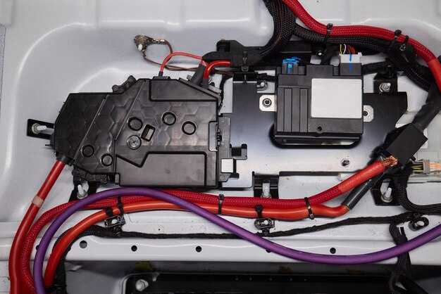 Расположение элементов схемы в автомобиле