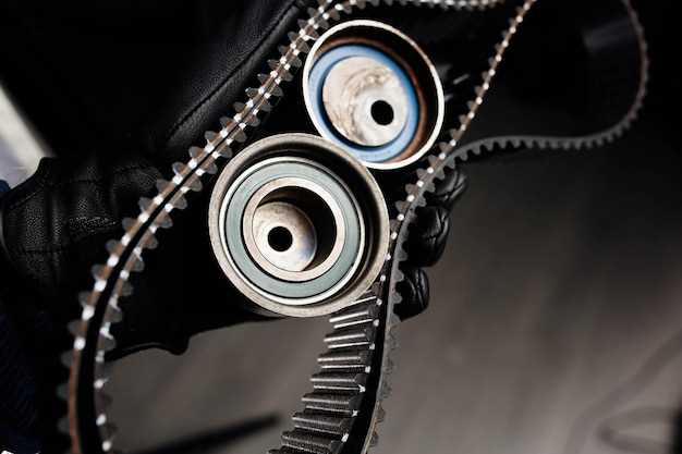 Последовательность действий при снятии и установке ремня