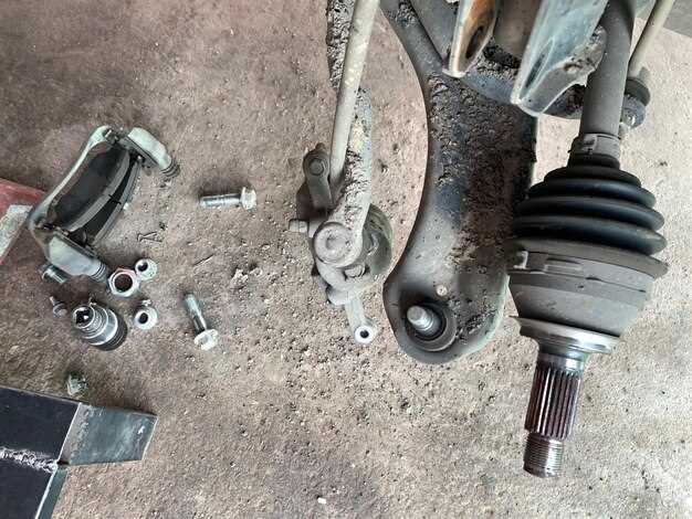 Монтаж новых компонентов и сборка подвески